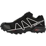 Salomon Speedcross 4 Gore-Tex Men's Trail Running Shoes, Waterproof, Precise Foothold, and Weatherproof Comfort, Black, 9.5