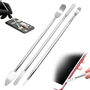Repair Tool Kits, Metal Spudger Pry Tool Kit, 3Pcs Double Ended Stainless Steel Opening Tool, for Electronics Repair with Laptop, Cell Phone, Tablet, Computer, Electronics Repair