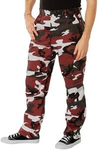 Rothco Bdu Pant Red Camo, Medium