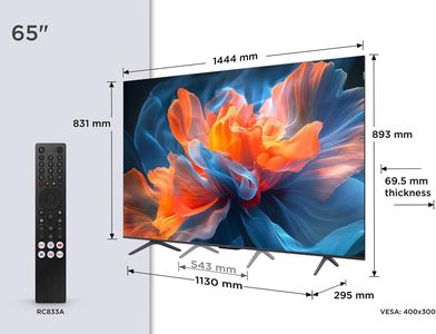 TCL 65" QLED 4K Gaming TV – Smart HDR Display