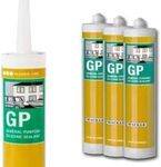 Wacker - Professional Silicone Sealant Gun Applicator With Wacker GP Premium Sealant For Bonding, Gap Filling & Repair (5 Pcs - Clear)