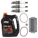 Sea Doo 300HP Oil Change Kit W/Filter O Rings & Spark Plugs RXPX RXTX GTX 300