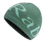 Rab Logo Beanie Lightweight Knitted Hat for Skiing & Everyday Use - Green Slate/Glacier Blue - One Size