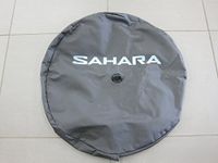 Mopar Jeep Wrangler JL Spare Tire Cover w/Backup Camera Bezel & Sahara Logo OEM