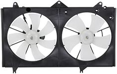 TYC 620400 Cooling Fan Assembly Compatible with 2002-2006 Toyota Camry Black