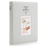 FotoCart [Instax Mini 64 Page Photo Album] Pieces of Moment Book Album Compatible for Films of Fujiflm Instax Mini 7s 8 8+ 9 25 26 50s 70 90 10 11 30 55 20 50 7 LiPlay & Hello Kitty (White)