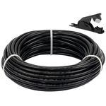 Boeray 50FT 1/4 DOT Air Line SAE J844 PA12 Nylon Air Hose with Cutter 1/4” OD Pneumatic Tubing DOT Approved 1/4 Air Brake Hose for Air Suspension Kit Truck Trailer Brake System & Fluid Transfer 15.5m