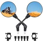 OFIG Motorcycle Mirrors with 7/8" Handlebar Mount, ATV Mirrors Compatible with ATV Motocycle Scooter Moped Snowmobile Polaris Sportsman Dirt Bike Cruiser Chopper