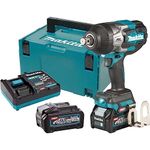 Makita TW001GM201 Cordless Impact Wrench 40 V Max. / 4.0 Ah, 2 Batteries + Charger in Makpac