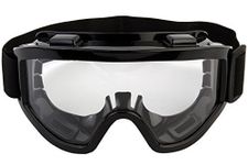 DHYANI 1 pcs Cycling Motorbike ATV/Dirt Bike Racing Transparent Goggles with Adjustable Strap