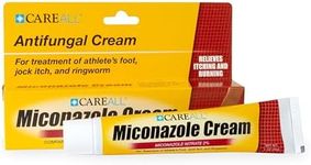 CareAll Miconazole Nitrate 2% Antifungal Cream 1.0 oz., Cures Most Athlete’s Foot, Jock Itch, Ringworm, Compare to Leading Brand