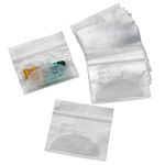 Pill Bag Pouch, Reusable Plastic Pill Organizer Bags, Size 3" X 2" 3 Mil (Pack of 100)