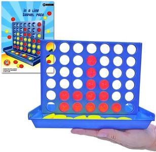 Pup Go Forza 4 Travel con 6 Extra Gettoni, Forza Quattro, Giochi da Viaggio Portatili, Giocattoli Educativi, Giochi Classici per Famiglie Adatti a Bambini e Genitori (Piccolo)