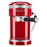 KitchenAid Metal Semi-Automatic Espresso Machine, Empire Red, KES6503ER