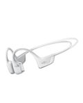 SHOKZ OpenRun Pro 2-Bone Conduction Headphones,Open-Ear Bluetooth Wireless Sport Earphones for Running,Workouts-Sweat Resistant,Comfortable Fit-Deep Bass,Smart Mic,Reflective Strip,Mini,Silver