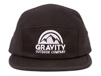 Gravity Outdoor Co. 5 Panel Hat - Black