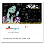 Reliance Digital| E-Gift Card | Instant Delivery | Valid for in-store purchases | 1 year validity