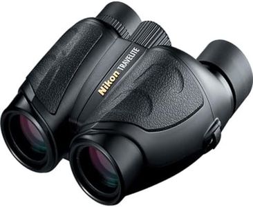 Nikon Travelite 8x25 Black Binoculars 7277 | Compact & Lightweight Binocular, Mutlilayer-Coated Lenses, Aspherical Lenses, Rubber Grip Panels, Carbon-Fiber Reinforced Body | Official Nikon USA Model