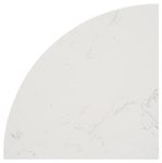 Simple Tile - Faux Marble Corner Shelf for Bathroom Shower Wall, Size 9"X9"X3/4", Polished (Bianco Swan)