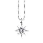 Thomas Sabo Women Necklace Royalty Star 925 Sterling Silver KE1825-643-14-L45v