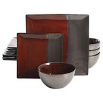 Gibson Elite 114346.12RM Dinnerware Set, Rust