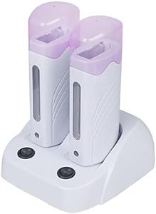 Vinteky Roll-On Calentador de Cera Fundidor Electrico Depiladora Easy Wax Depilación para Bellaza, Regalo para Mujeres (Double-Rosa)