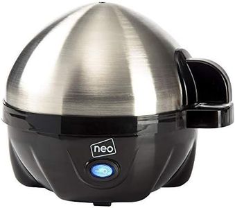 Neo 3-in-1 Electric Egg Cooker – Boiler, Poacher & Omelette Maker, Black/Silver