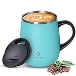 Ideus 16 oz Insulated Coffee Mug wi