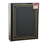 Arpan 6x4 Plain Photo Album with 200 Pockets (Black)