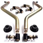 HD Switch -Improved Adjustable Steering Drag Link Kit for 436884 436885 & (2) 436887 Husqvarna Craftsman Poulan Pro 532436884/532436885/532436887, 583513301/583513401/583513501 +Plus Sector Gear Caps