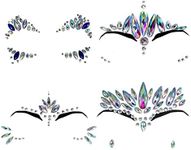 Halloween Crystals Face Stickers fo