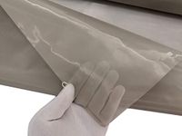 EMF RFID Copper Electromagnetic Shielding Fabric Reducing Radiation for Window/Transparent Clear Mesh Gauze Tulle Material with Air Permission 39x43 inch