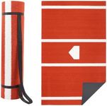 Baseball Batting Mat 6‘x4'|10'x3.8'|12'x6' Anti-Fade Baseball Hitting Mat Softball Training Matt with Home Plate Batters Box Turf Mat Outdoor Indoor Batting Stance Practice Matt (Clay, 6'x4')