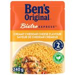 BEN'S ORIGINAL BISTRO EXPRESS Creamy Cheddar Cheese, Flavoured Rice Side Dish, 240g Pouch