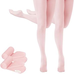 Buauty 2Pcs Ballet Tights For Gils, Toddler Ballet Tights, Ballet Leotards Dance Outfit for Kids