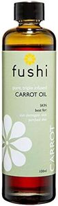 Fushi Carrot Oil 100 ml | Fresh-Pressed| Rich in Beta Carotene, Vitamins A, B, C, D and E and essential fatty acids | Best for Sun Damage Skin, Parched Skin & Fine Lines |Manufactured in the UK