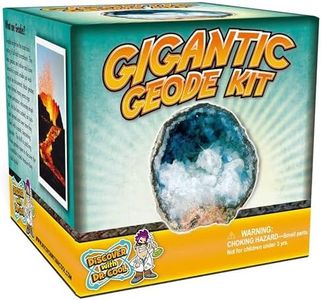 Break Open A Gigantic Geode – Break Your Own Large Geode with Crystals, Earth Science Kit for Kids to Learn Geology, Gifts for Rock Collectors, Cool Rocks for Boys and Girls