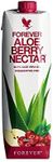 Forever Living Products Aloe Berry Nectar, 1000ml, Cranberry-Apple Flavored Aloe Vera Gel, 90.7% pure inner leaf Aloe Vera gel, No added preservatives, Gluten free