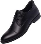 Marc Joseph New York Mens Hands Free Slip On Business Formal Classic Captoe Oxfords Dress Shoes for Men Black 10