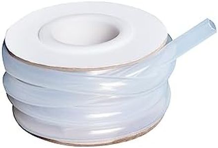 Soft Silicone Tubing, Hitseon Food Grade Clear Aquarium Tubing, Pliable High Temp Airline Silicone Pipe 3/8" ID x 1/2" OD - 12FT for Home Brewing, Winemaking, Aquaponics, Air Hose, Irrigation