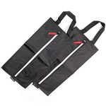 TRAVELTO Shoe Bag 2 PCS for Storage and Carrying - Perfect for Travelling Trainer Bag - Waterproof, Light, Durable Nylon and Breathable for All Kind of Shoes