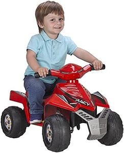 FEBER - Quad Racy 6V, coche eléctrico para niños de 18 meses a 3 años, con acelerador, ruedas grandes y robustas para estabilidad, hasta 40 min de bater�ía, con cargador incluido, FAMOSA (800011252)