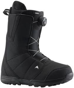 Burton Men's Moto BOA Snowboard Boots, Black, 7.5