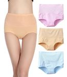 marysgift Knickers Women's Shapewear Slight Tummy Control Knickers Black High Waist C Section Underwear 3 Pack (C05,3XL UK 16 18)
