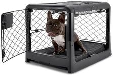 Diggs Revol Dog Crate, Charcoal, Collapsible, Portable, Easy To Clean, Durable, Secure, Puppy Divider