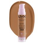 NYX PROFESSIONAL MAKEUP, Bare With Me, Serum Concealer, 24HR Hydration, Vegan Formula - 09 Deep Golden, 9.6mL