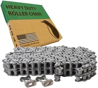 PGN #50-2 Duplex Double Strand Roller Chain x 10 feet + 2 Connecting Links