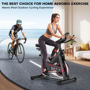 DMASUN Indoor Exercise Bike – Stationary Cycling Fitness Bike