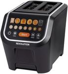 Revolution InstaGLO R90 High-Speed 2-Slice Digital Toaster – Patented InstaGLO 2.0 Technology – Toast Bread, Bagels, Waffles, Muffins, Tortillas, Pastries