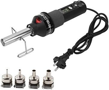 Soldering Heat Gun, IC SMD BGA 220V 450W Heat Gun, Electronic LCD Adjustable PVC Film for Desoldering Shielding Box Cover Board